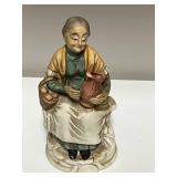 Set of Vintage Ceramic Figurines Lepton and Homco Japan Taiwan