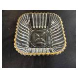 Collection of Vintage Pressed Glass and Crystal Decorative Dishes