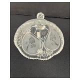 Collection of Vintage Pressed Glass and Crystal Decorative Dishes