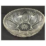 Collection of Vintage Pressed Glass and Crystal Decorative Dishes