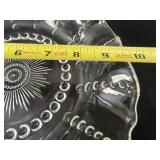 Collection of Vintage Pressed Glass and Crystal Decorative Dishes