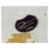 Holiday Collectibles Lot: Santa Figurines, Avon Ceramic Tree, Cheerful Reflections Box, Red Glassware