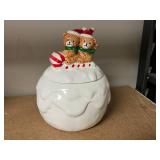 Holiday Collectibles Lot: Santa Figurines, Avon Ceramic Tree, Cheerful Reflections Box, Red Glassware
