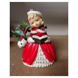 Vintage Christmas Ceramic Collection with Santa and Napco Caroler Planter, 1950s-1960s