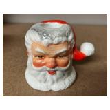 Vintage Christmas Ceramic Collection with Santa and Napco Caroler Planter, 1950s-1960s