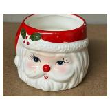 Vintage Christmas Ceramic Collection with Santa and Napco Caroler Planter, 1950s-1960s