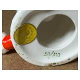 Vintage Christmas Ceramic Collection with Santa and Napco Caroler Planter, 1950s-1960s