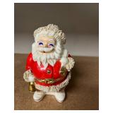 Vintage Christmas Ceramic Collection with Santa and Napco Caroler Planter, 1950s-1960s