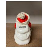 Vintage Christmas Ceramic Collection with Santa and Napco Caroler Planter, 1950s-1960s