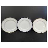 Vintage Royal Doulton and Schumann Weiden China Plates with Glass Fish Platters and Bowls