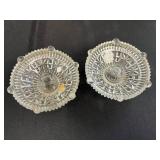 Collection of Vintage Glass Oil Lamps, Compote, Milk Glass Vase, and Candle Holders