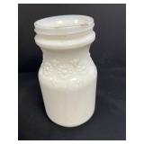 Collection of Vintage Glass Oil Lamps, Compote, Milk Glass Vase, and Candle Holders