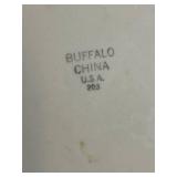 Vintage Mixed American Pottery Dishware Collection Buffalo, Homer Laughlin, Canwood, Cups and Plates