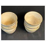 Vintage Mixed American Pottery Dishware Collection Buffalo, Homer Laughlin, Canwood, Cups and Plates