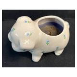 Mixed Lot: Vintage Mug, Ceramic Dog Planter, Books, and Toys