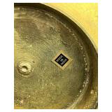 Set of 3 Vintage Pitchers - 2 Brass and 1 Ceramic