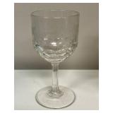 Set of VTG Assorted Wine and Water Goblets with Decorative Stems