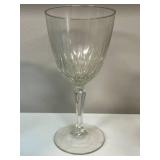 Set of VTG Assorted Wine and Water Goblets with Decorative Stems