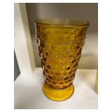 Collection of 6 Vintage Glass Tumblers in Assorted Colors and Designs