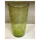Collection of 6 Vintage Glass Tumblers in Assorted Colors and Designs