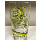 Collection of 6 Vintage Glass Tumblers in Assorted Colors and Designs