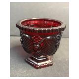 Set of 5 Avon Charisma Ruby Red Glassware Pieces