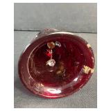 Set of 5 Avon Charisma Ruby Red Glassware Pieces