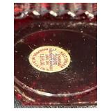 Set of 5 Avon Charisma Ruby Red Glassware Pieces