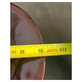 Set of Vintage Ruby Red Glass Plates Assorted Sizes