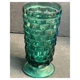 Vintage Glassware and Pottery Collection with Plates, Vases, and Glasses