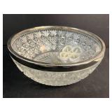 Collection of Vintage Pressed Glass Tableware Bowls, Cups, and Serving Pieces