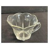 Collection of Vintage Pressed Glass Tableware Bowls, Cups, and Serving Pieces