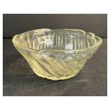 Collection of Vintage Pressed Glass Tableware Bowls, Cups, and Serving Pieces