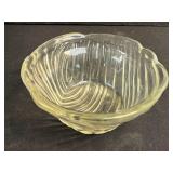 Collection of Vintage Pressed Glass Tableware Bowls, Cups, and Serving Pieces