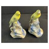 Vintage Bird Figurines and Framed Bird Art Collection
