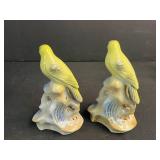 Vintage Bird Figurines and Framed Bird Art Collection