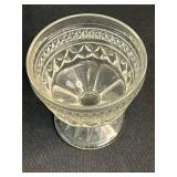 Collection of Vintage Etched and Pressed Glass Goblets and Coupes