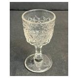 Collection of Vintage Etched and Pressed Glass Goblets and Coupes