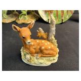 Vintage Animal Figurines and Collectible Plates Assortment