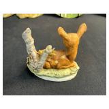 Vintage Animal Figurines and Collectible Plates Assortment