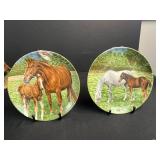 Vintage Animal Figurines and Collectible Plates Assortment