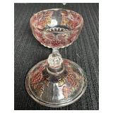 Collection of Vintage Glassware and Decorative Candy Dish