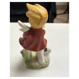 Set of Vintage Style Porcelain Figurines Children and Animals