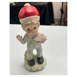 Holiday Figurine and Mug Collection with Joy Cup and Decorative Spoon