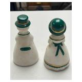 Set of Vintage Christmas Figurine Bells and Decor Assortment