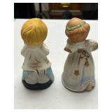 Set of Vintage Christmas Figurine Bells and Decor Assortment