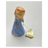 Set of Vintage Christmas Figurine Bells and Decor Assortment