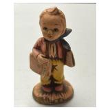 Set of Vintage Hand-Painted Ceramic Children Figurines