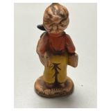 Set of Vintage Hand-Painted Ceramic Children Figurines