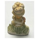 Set of Vintage Hand-Painted Ceramic Children Figurines